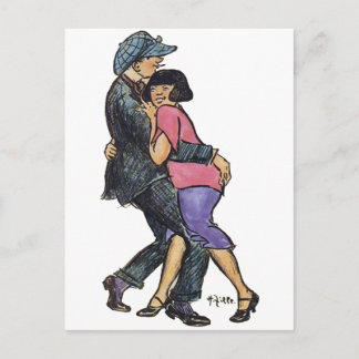 Berliner Tänzer Anfang der 1900er Jahre Postkarte