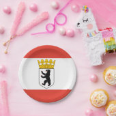 Berliner Teller-Flagge Pappteller (Party)