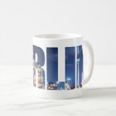 Berliner Text-Souvenir Kaffeetasse (VorderseiteRechts)