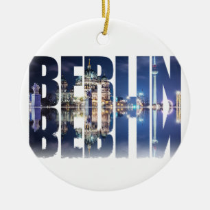 Berliner Text-Souvenir Keramik Ornament