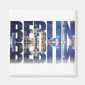 Berliner Text-Souvenir Magnet (Vorne)