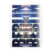 Berliner Text-Souvenir Magnet (Vertikal)