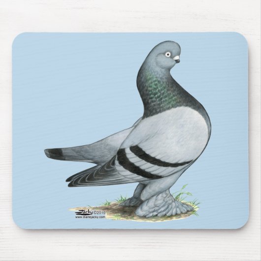 Berliner Tumbler Blue Bar Mousepad (Vorne)