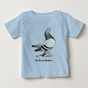 Berliner Tumbler Pigeon Blue Bar Baby T-shirt