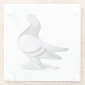 Berliner Tumbler Pigeon Blue Bar Glasuntersetzer (Rückseite)