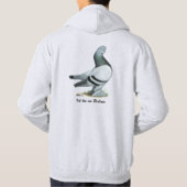 Berliner Tumbler Pigeon Blue Bar Hoodie (Rückseite)