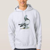 Berliner Tumbler Pigeon Blue Bar Hoodie (Vorderseite)