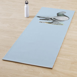 Berliner Tumbler Pigeon Blue Bar Yogamatte