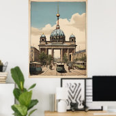 Berliner Vintage-Plakat Poster (Heimbüro)