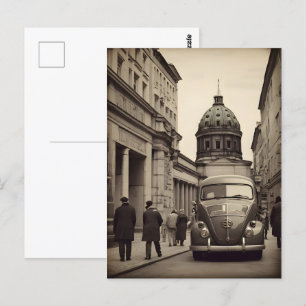 Berliner Vintage-Plakat Postkarte