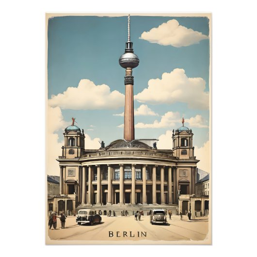 Berliner Vintage-Poster Fotodruck (Vorne)
