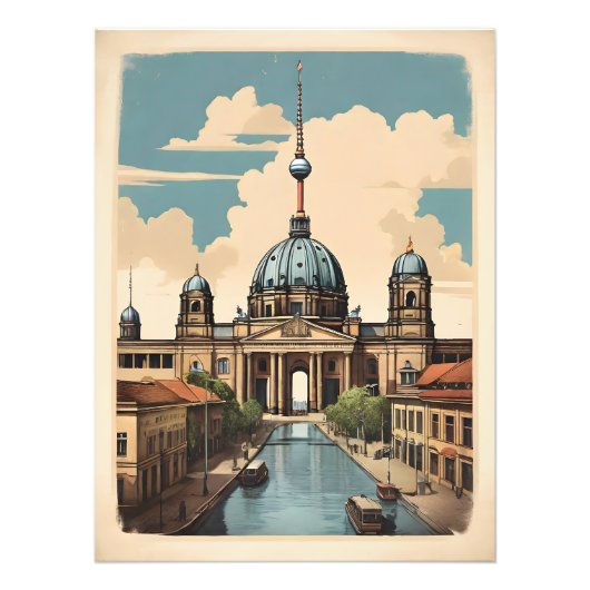 Berliner Vintage-Poster Fotodruck (Vorne)
