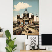 Berliner Vintage-Poster Poster (Heimbüro)