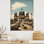 Berliner Vintage-Poster Poster (Küche)