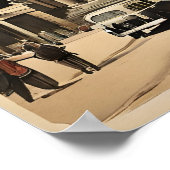 Berliner Vintage-Poster Poster (Ecke)