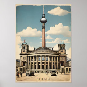 Berliner Vintage-Poster Poster
