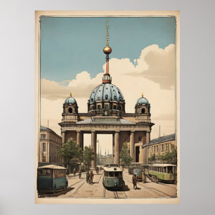 Berliner Vintage-Poster Poster