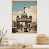 Berliner Vintage-Poster Poster (Küche)