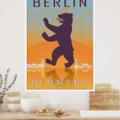 Berliner Vintage-Poster Poster (Küche)