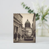 Berliner Vintage-Poster Postkarte (Stehend Vorderseite)