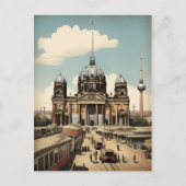 Berliner Vintage-Poster Postkarte (Vorderseite)