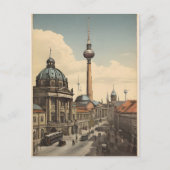 Berliner Vintage-Poster Postkarte (Vorderseite)
