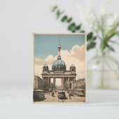 Berliner Vintage-Poster Postkarte (Stehend Vorderseite)