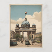 Berliner Vintage-Poster Postkarte (Vorderseite)