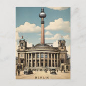Berliner Vintage-Poster Postkarte (Vorderseite)