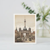 Berliner Vintage-Poster Postkarte (Stehend Vorderseite)