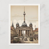 Berliner Vintage-Poster Postkarte (Vorderseite)