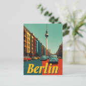 Berliner Vintage Postkarte (Stehend Vorderseite)