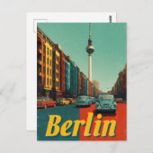 Berliner Vintage Postkarte (Vorne/Hinten)