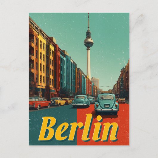 Berliner Vintage Postkarte (Vorderseite)