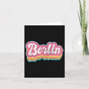 Berliner Vorname Girl Vintag 70er 80er Personalize Karte