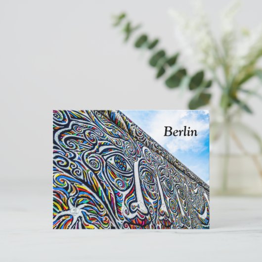 Berliner Wall Postkarte (Stehend Vorderseite)