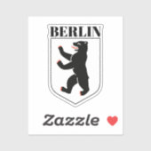 Berliner Wappen Aufkleber (Blatt)