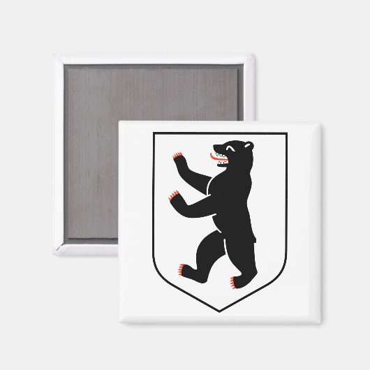 Berliner Wappen Magnet (Vorderseite/Rückseite)