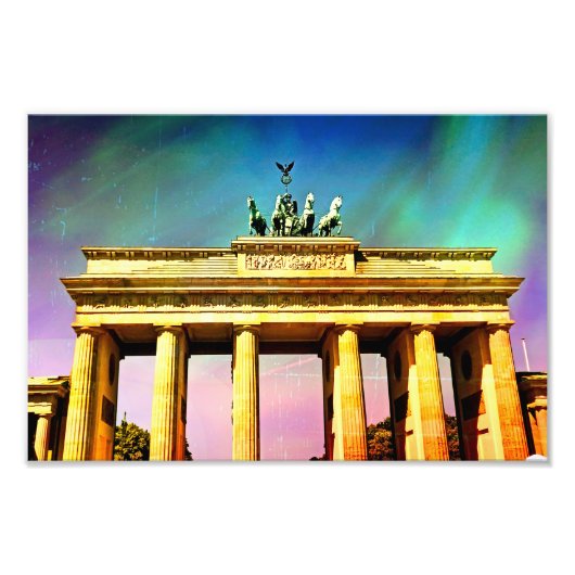Berlins Brandenberger Tor Paintin Fotodruck (Vorne)