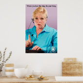 Berm-Tech, wo Sie den Ring hören. Poster (Küche)