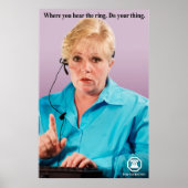 Berm-Tech, wo Sie den Ring hören. Poster (Vorne)