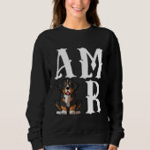 Bermese Mountain Dog Love r Sweatshirt (Vorderseite)