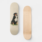 Bermese Mountain Hund Skateboard (Vorderseite)
