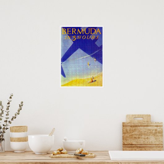 Bermud in 5 Stunden Poster (Küche)