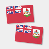 Bermuda-Abzeichen Ausweis (Vorder- & Rückseite)