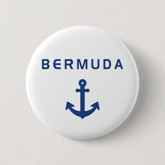 Bermuda Alter Anker für das Segeln mit hellen Farb Button (Vorderseite)