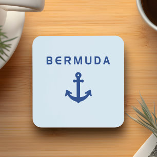 Bermuda Alter Anker für den Segelsport Untersetzer