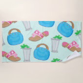 Bermuda Bag Sandals Minze Julep Preppy Strandtuch (Vorderseite)