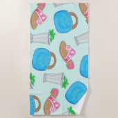 Bermuda Bag Sandals Minze Julep Preppy Strandtuch (Vorderseite)