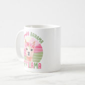 Bermuda Bahama Hübscher Llama Funny Niedlich Kaffeetasse (Vorderseite Links)